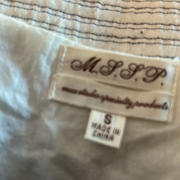 Sophie Max Studio white Black Embroidered size small - Picture 4 of 10